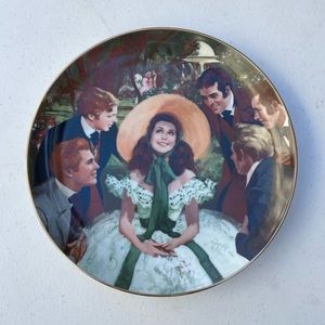 W.S. George "Scarlett and Her Suitors" Gone With The Wind 1988 Collector’s Plate